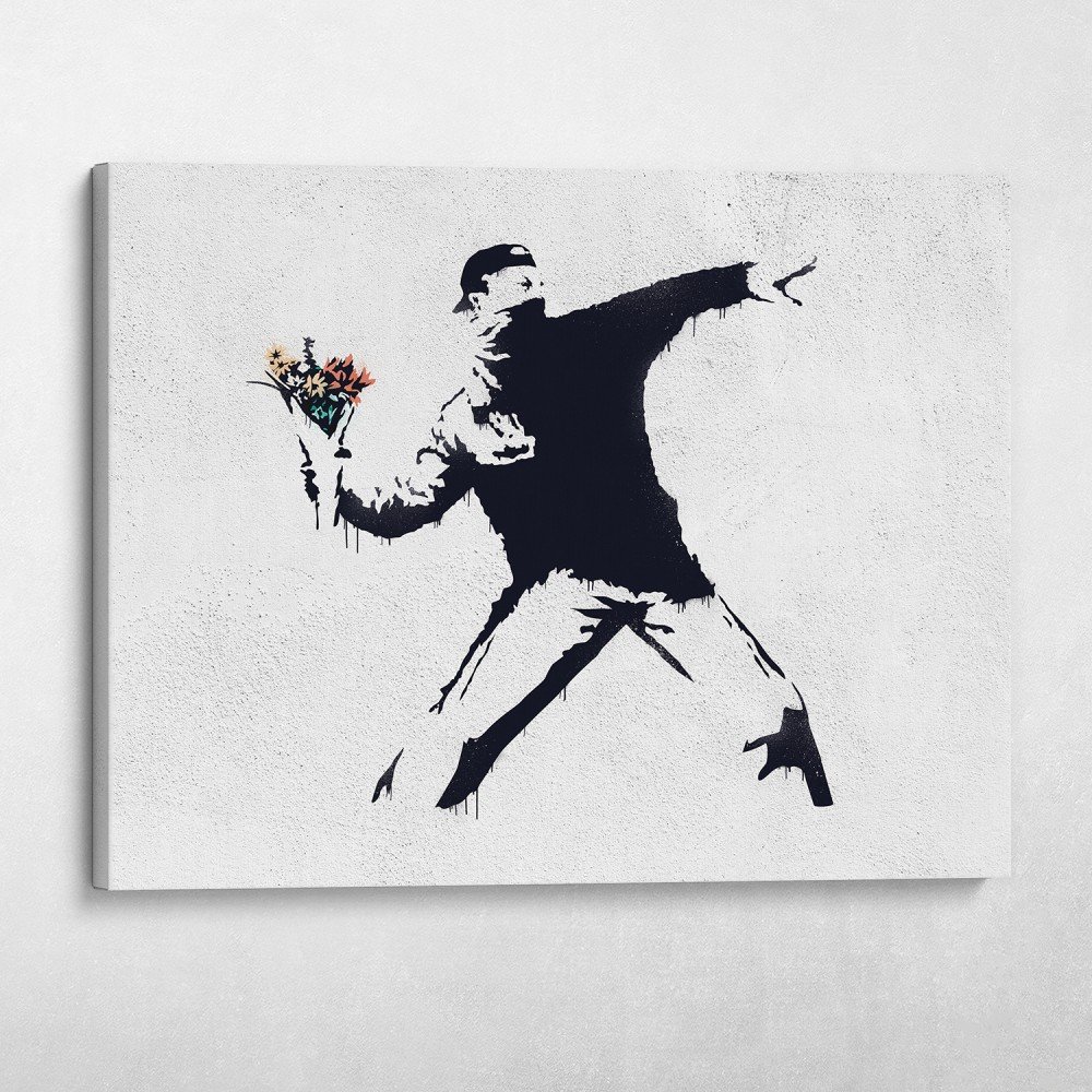 The World of Banksy Flower Thrower/ポスター BANKSY, Flower Thrower